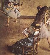 Edgar Degas Balettklassen France oil painting artist